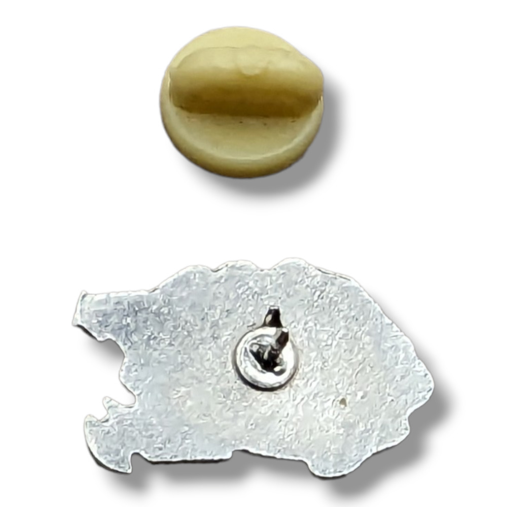 West Virginia State Map Charleston Huntington Hat Lapel Pin - Picture 3 of 4